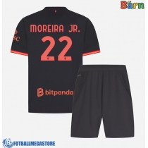 Fotballdrakt Barn AC Milan Diego Moreira #22 Tredjedraktsett 2026-27 Kortermet (+ Korte bukser)